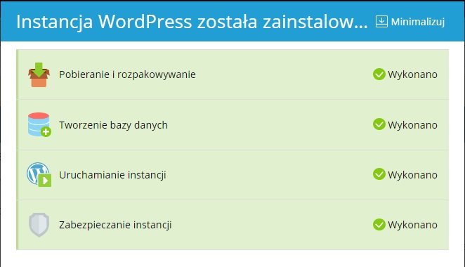 WordPress instalacja WodPress instalacja