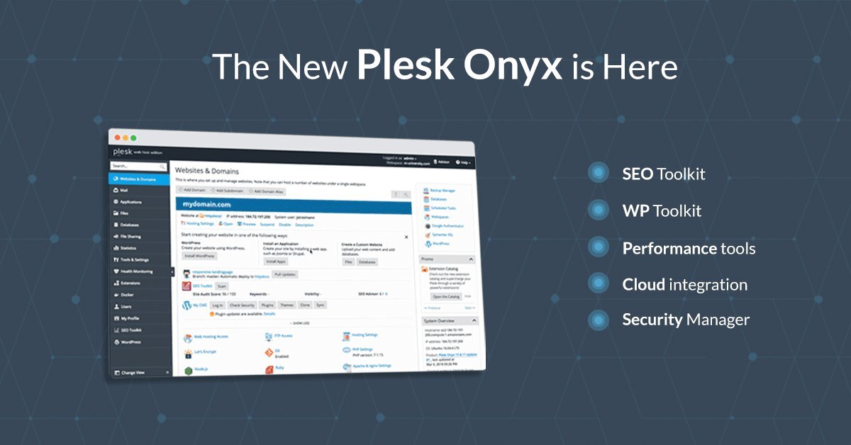plesk onyx Plesk Panel